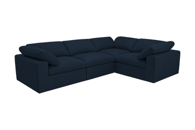 Goodman Mini Right Sectional in Dante Aqua