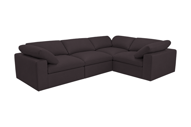 Goodman Right Sectional in Dante Charcoal