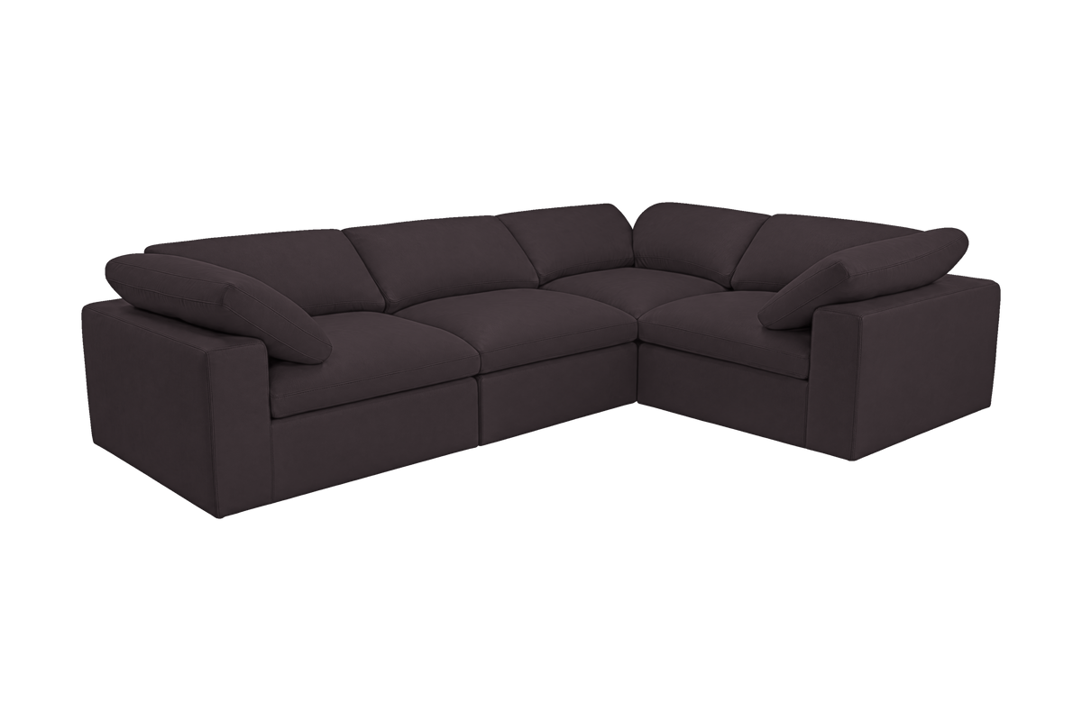 Goodman Mini Right Sectional in Dante Charcoal