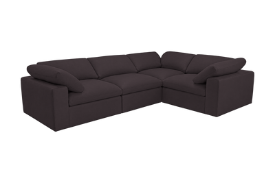 Goodman Mini Right Sectional in Dante Charcoal