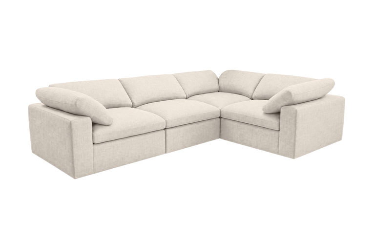 Goodman Right Sectional in Mosquito Cracker