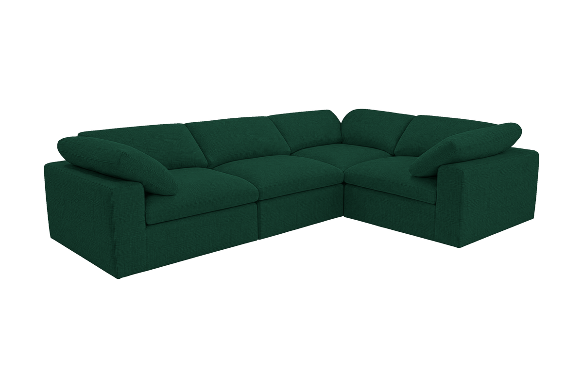 Goodman Mini Right Sectional in Roni Frog