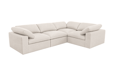 Goodman Right Sectional in Fresco Milky