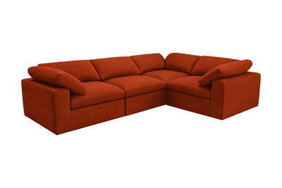 Goodman Right Sectional in Roni Poppy
