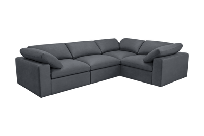 Goodman Mini Right Sectional in Dante Shark