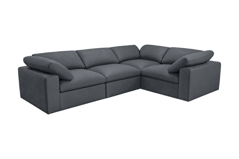 Goodman Mini Right Sectional in Dante Shark