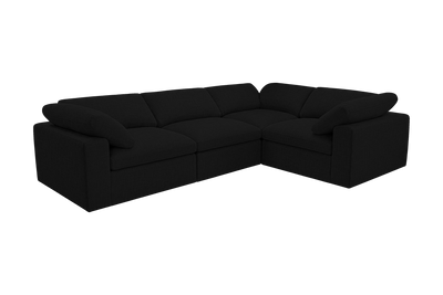 Goodman Mini Right Sectional in Mosquito Yves