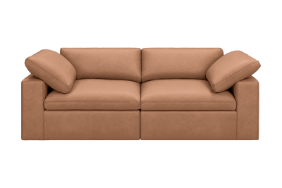 Goodman Mini Small Sofa in Momo Camel
