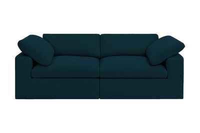 Goodman Mini Small Sofa in Roni Deep Lake