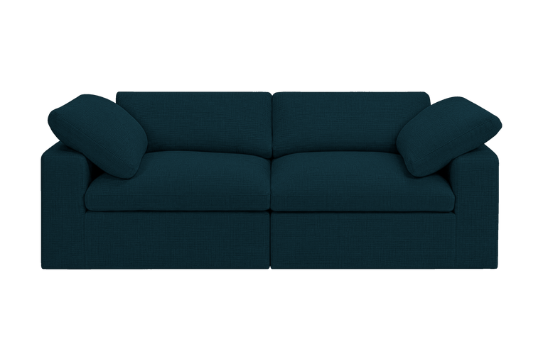 Goodman Mini Small Sofa in Roni Deep Lake