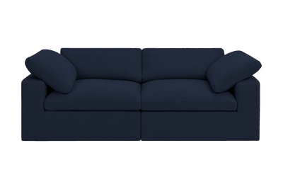 Goodman Mini Small Sofa in Roni Ember Blue