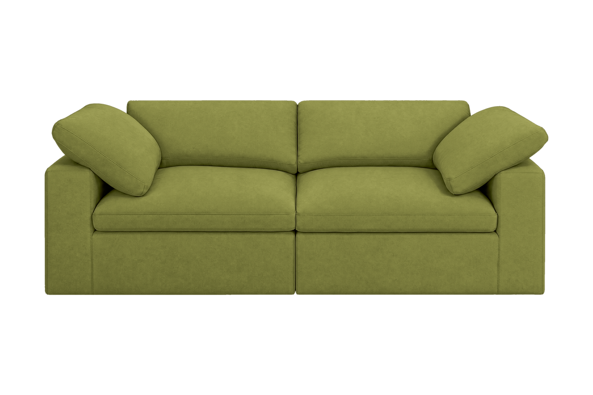 Goodman Mini Small Sofa in Fresco Key Lime