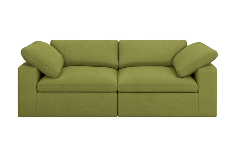 Goodman Mini Small Sofa in Fresco Key Lime