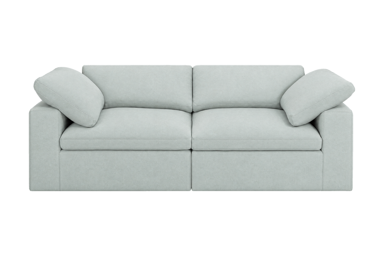 Goodman Mini Small Sofa in Fresco Meteor