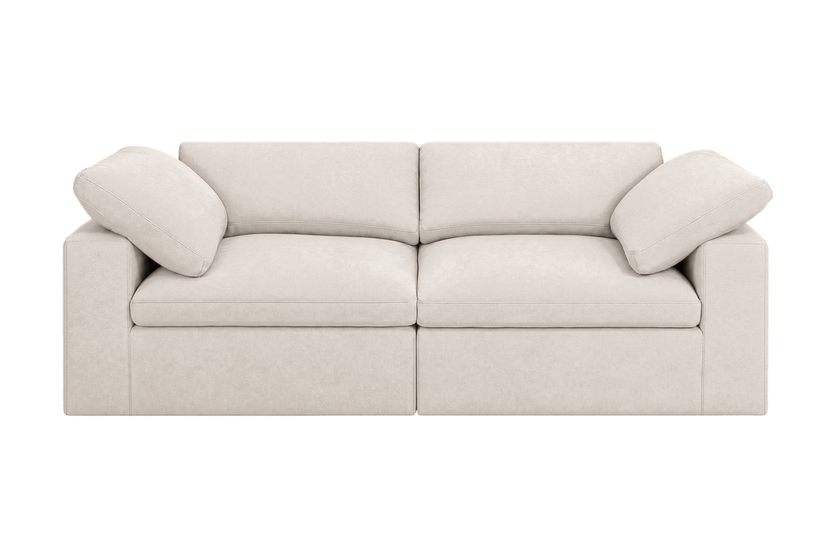 Goodman Mini Small Sofa in Fresco Milky