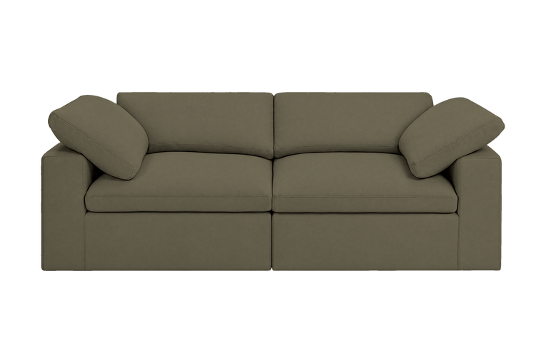 Goodman Small Sofa in Felix Olive