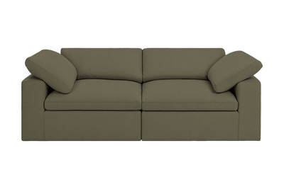 Goodman Mini Small Sofa in Felix Olive