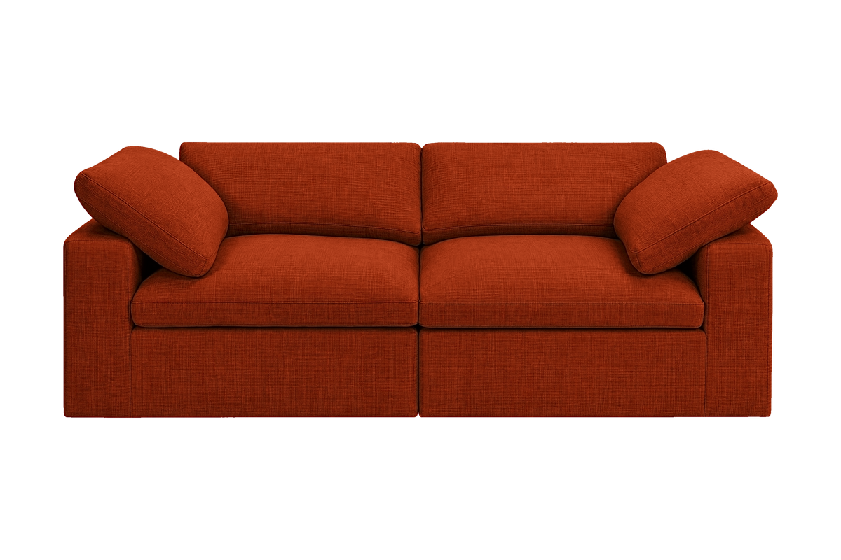 Goodman Small Sofa in Roni Poppy