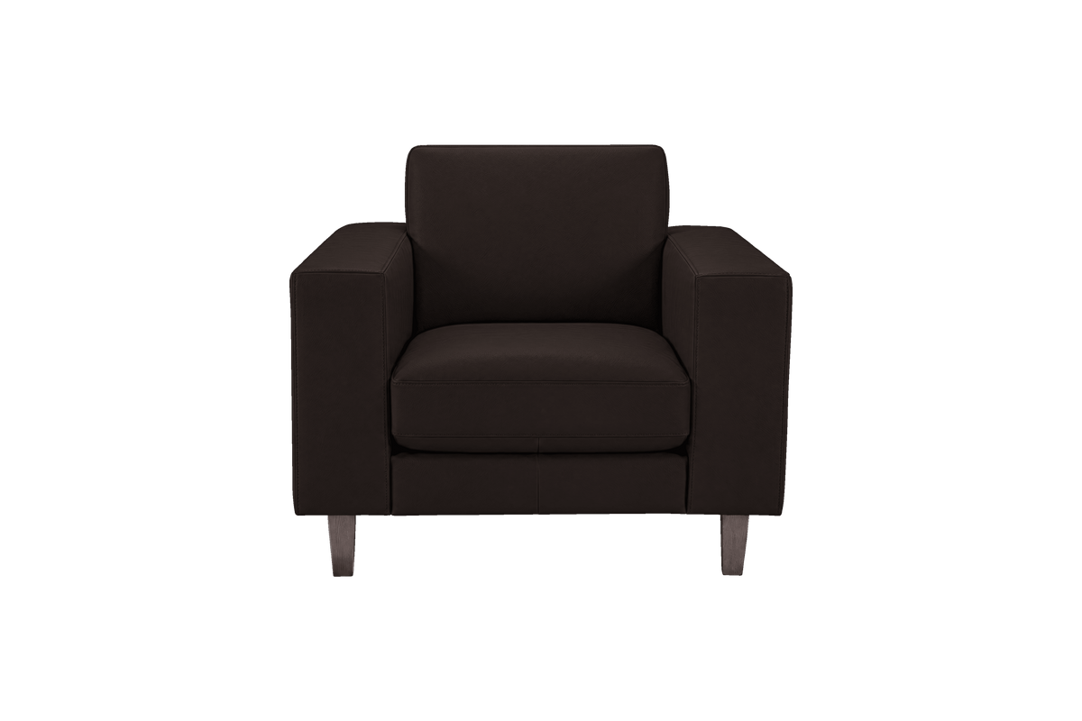 Jade Armchair in Dante Ebony
