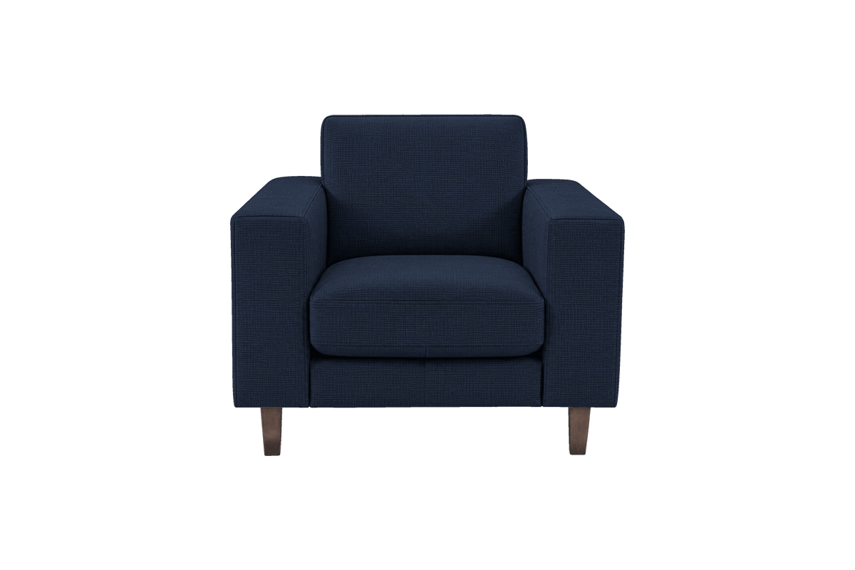 Jade Armchair in Roni Ember Blue