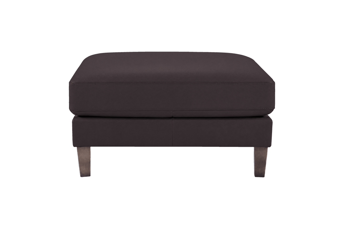 Jade Footstool in Dante Charcoal