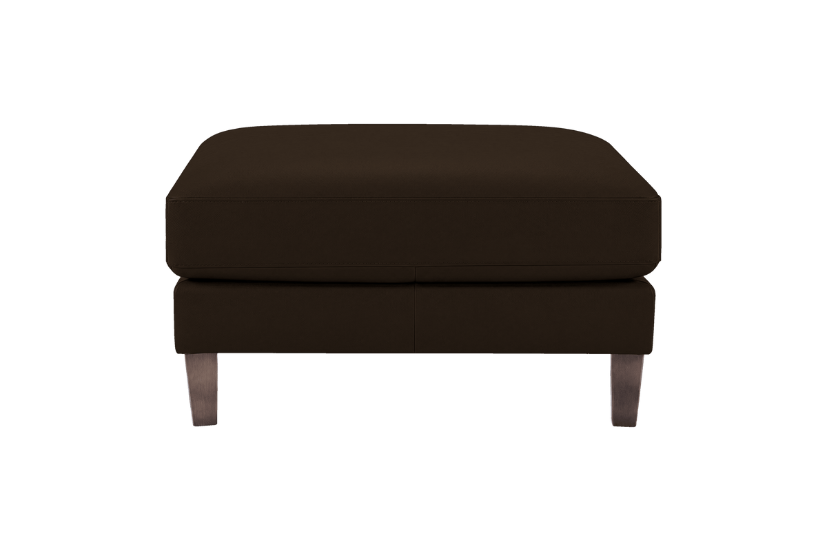 Jade Footstool in Marfa Charcoal