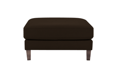 Jade Footstool in Marfa Charcoal