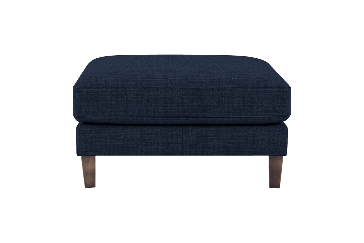 Jade Footstool in Roni Ember Blue