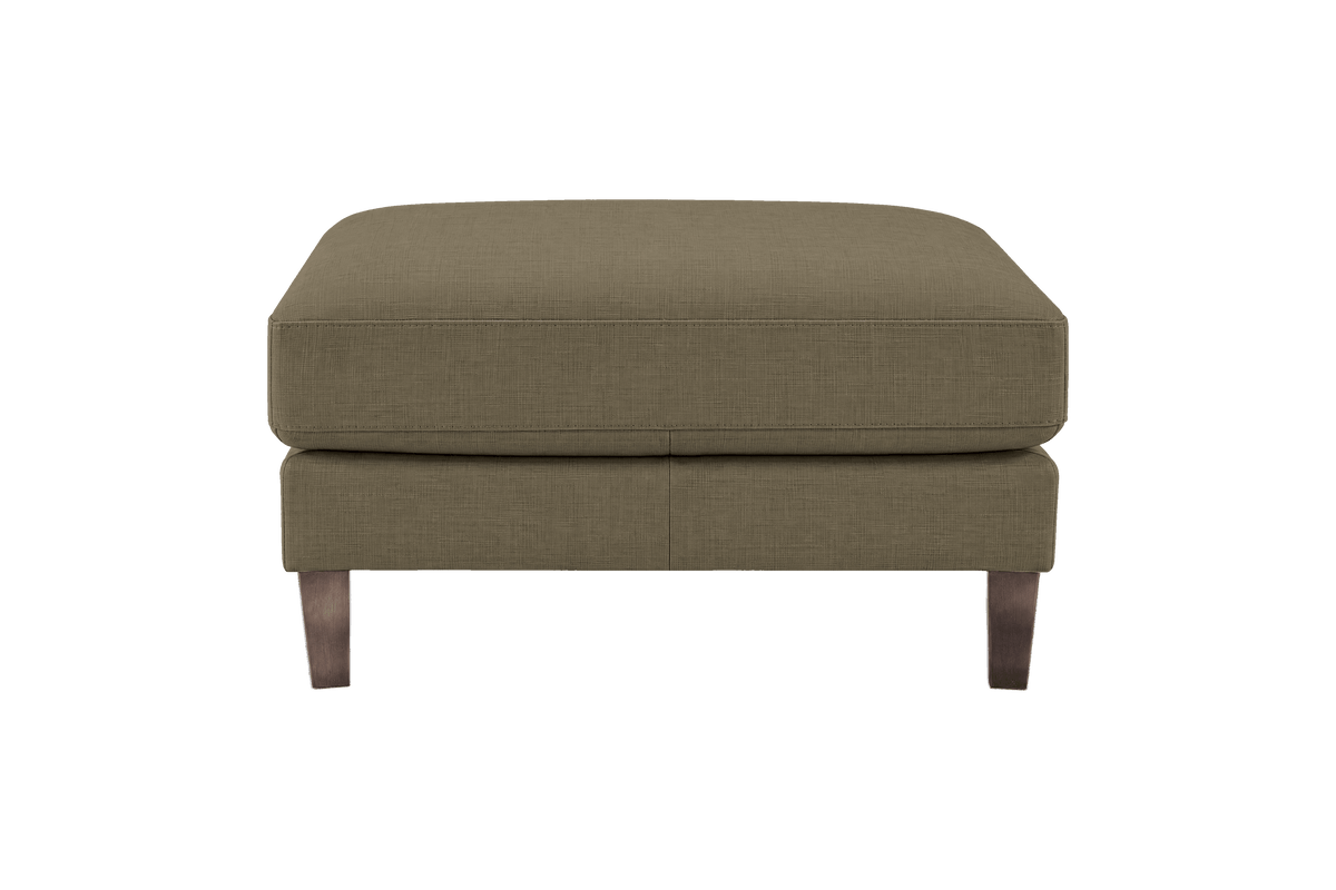 Jade Footstool in Mosquito Malibu