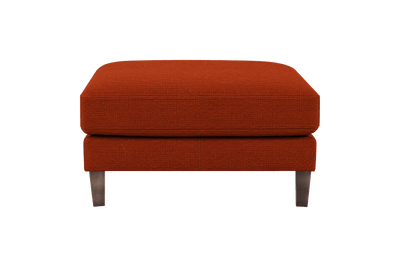 Jade Footstool in Roni Poppy