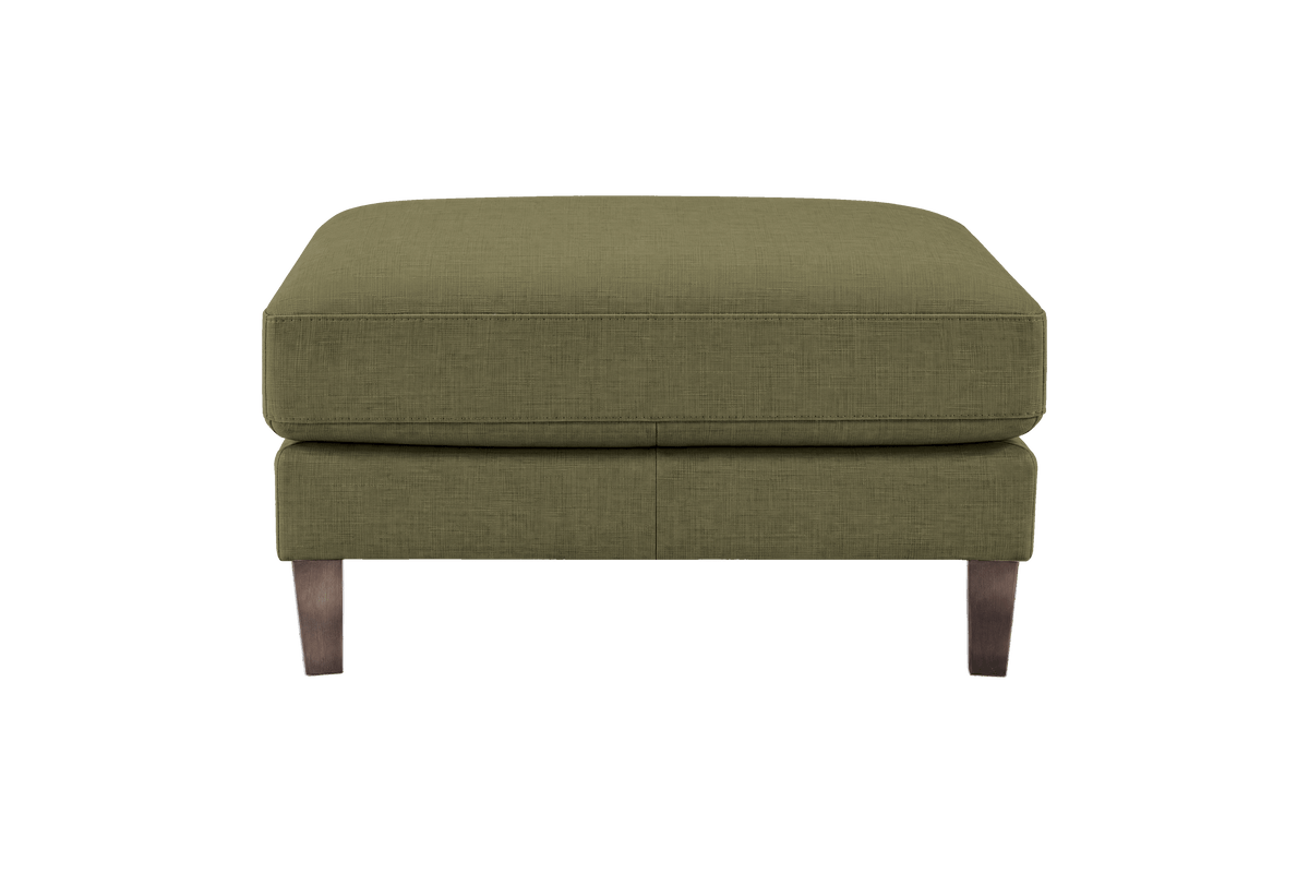 Jade Footstool in Mosquito Sycamore