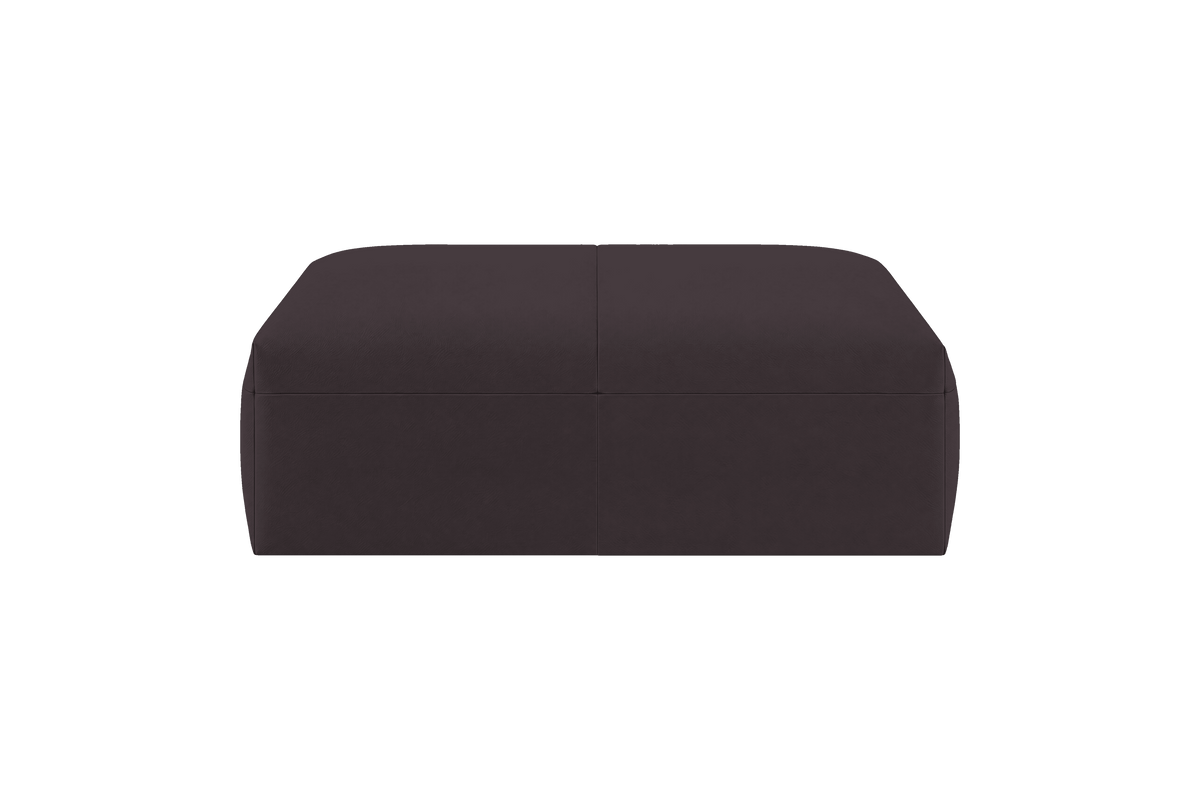 Jasmine Footstool in Dante Charcoal