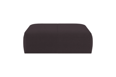 Jasmine Footstool in Dante Charcoal