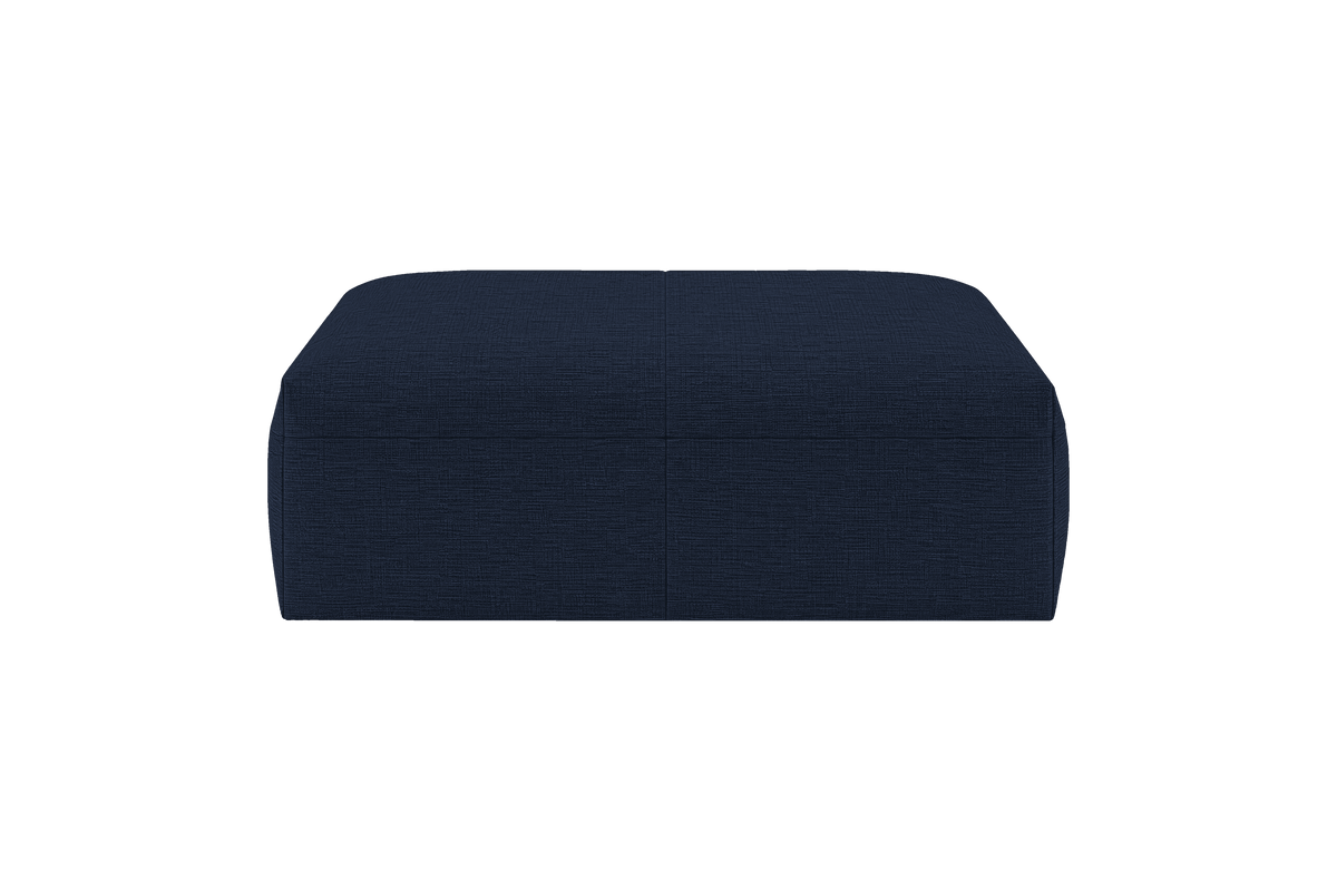 Jasmine Footstool in Roni Ember Blue