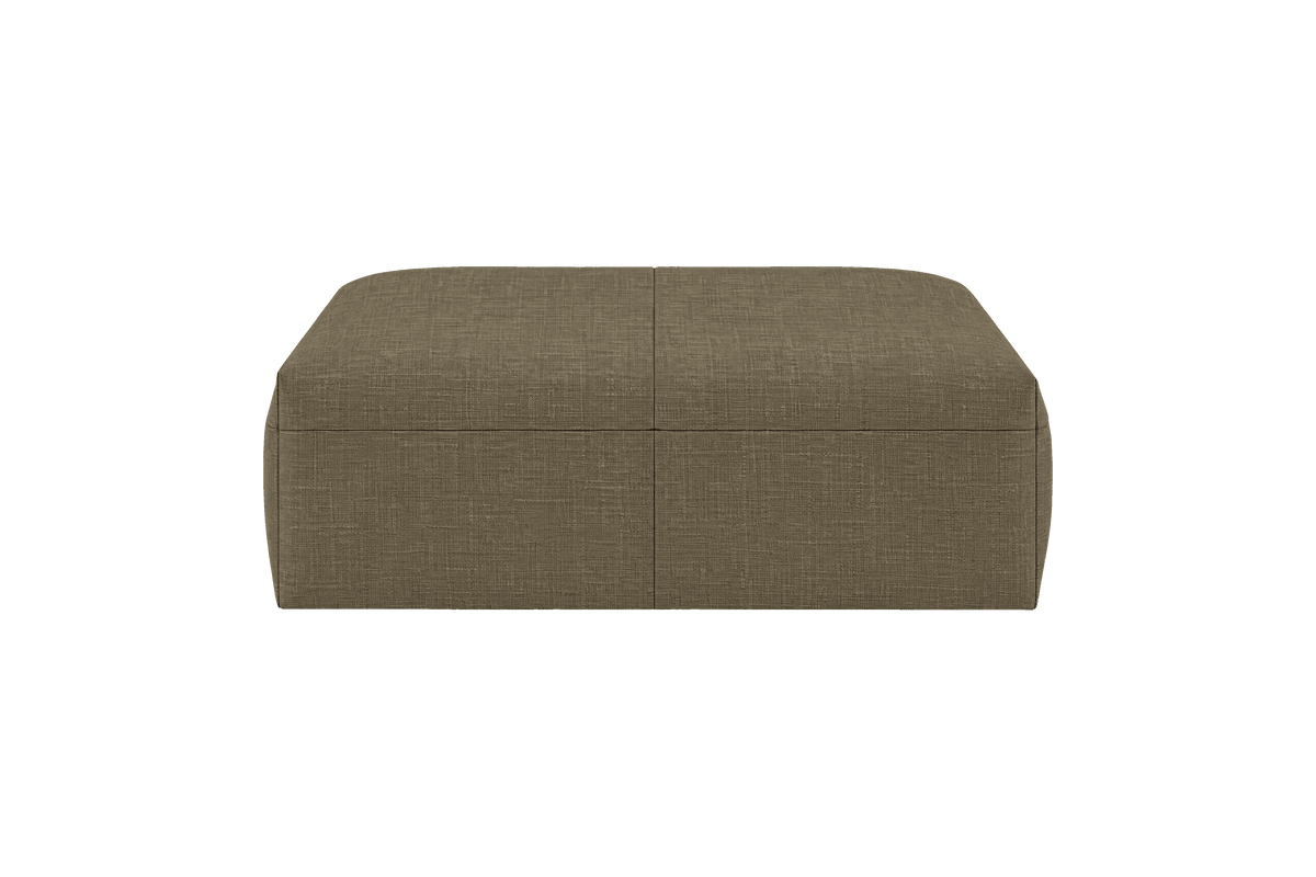 Jasmine Footstool in Mosquito Malibu