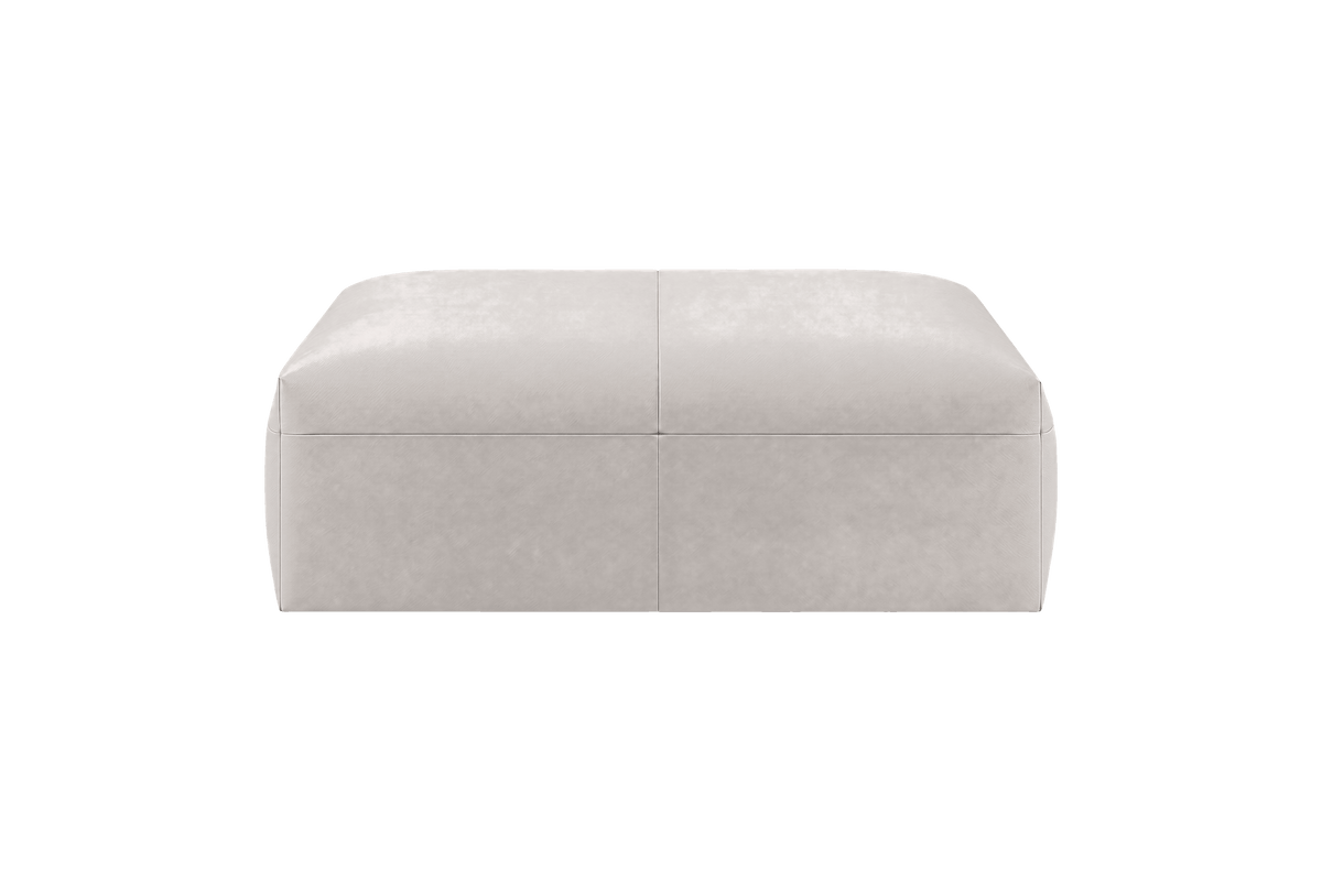 Jasmine Footstool in Momo Milky