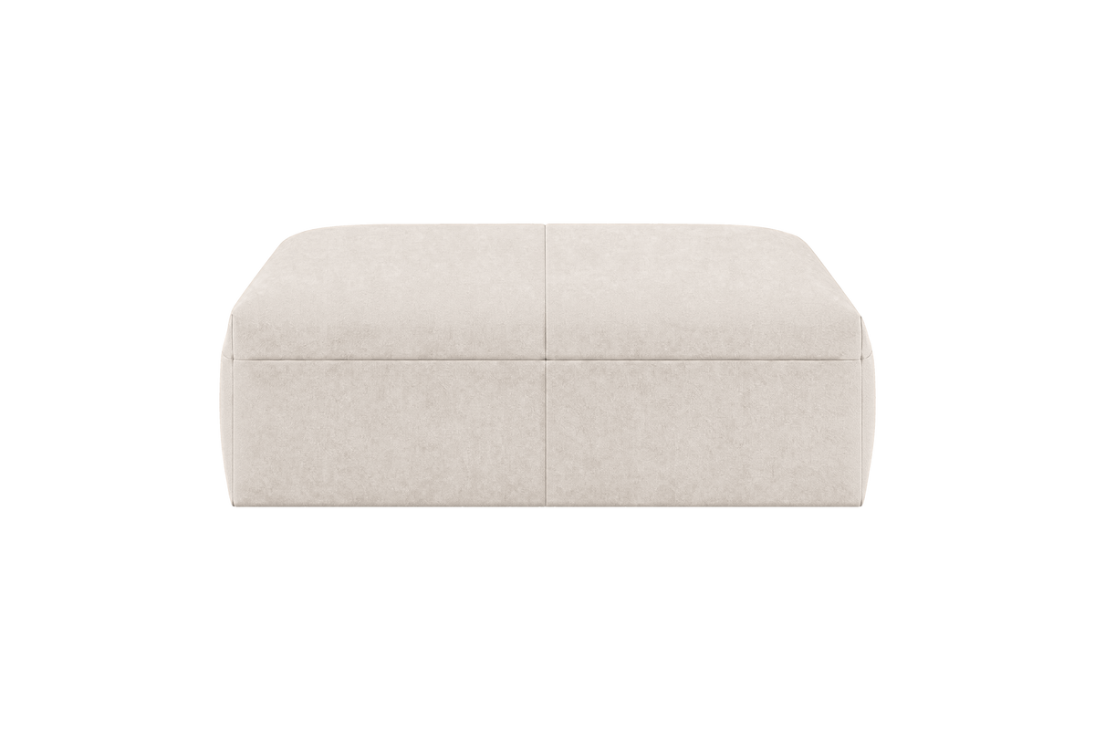 Jasmine Footstool in Fresco Milky