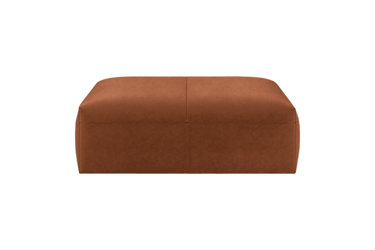 Jasmine Footstool in Momo Porto
