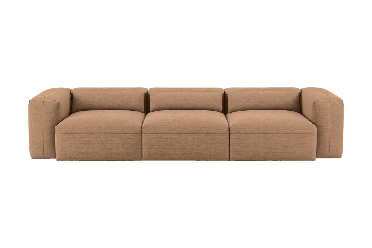 Jasmine Large Sofa in Roni Biscotti