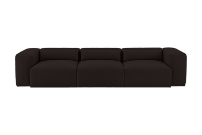Jasmine Large Sofa in Dante Ebony