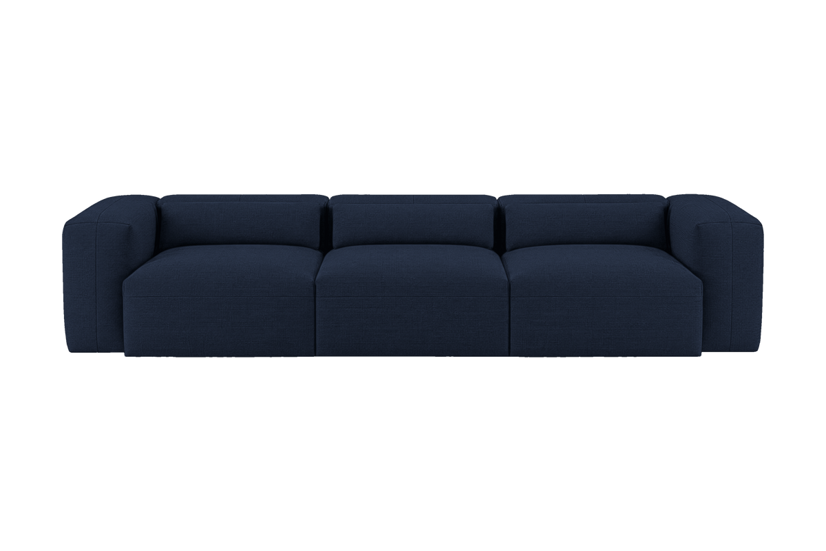 Jasmine Large Sofa in Roni Ember Blue
