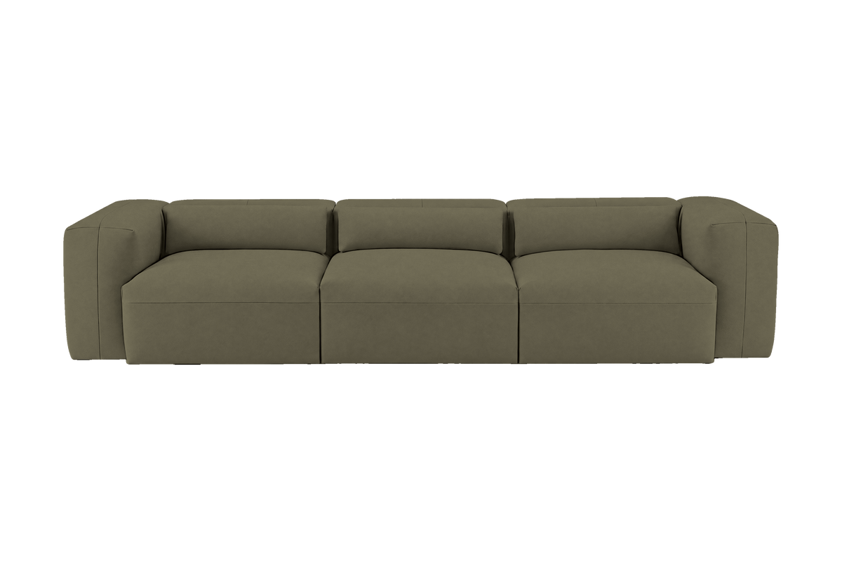 Jasmine Large Sofa in Felix Olive
