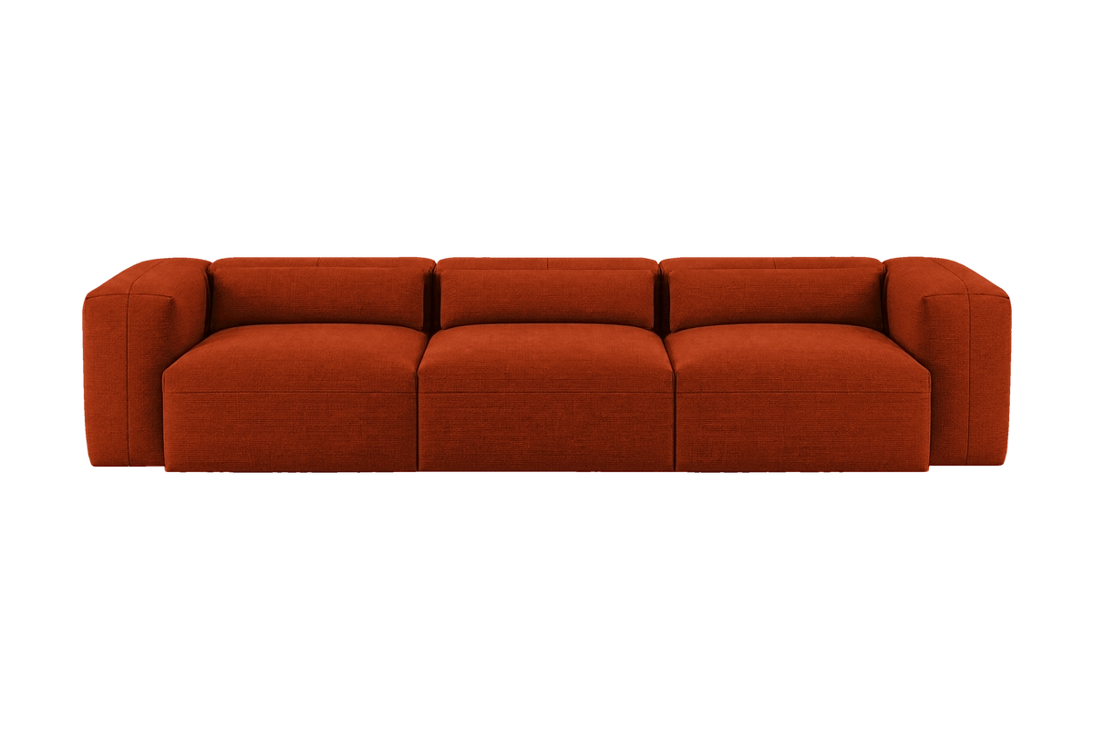Jasmine Large Sofa in Roni Poppy