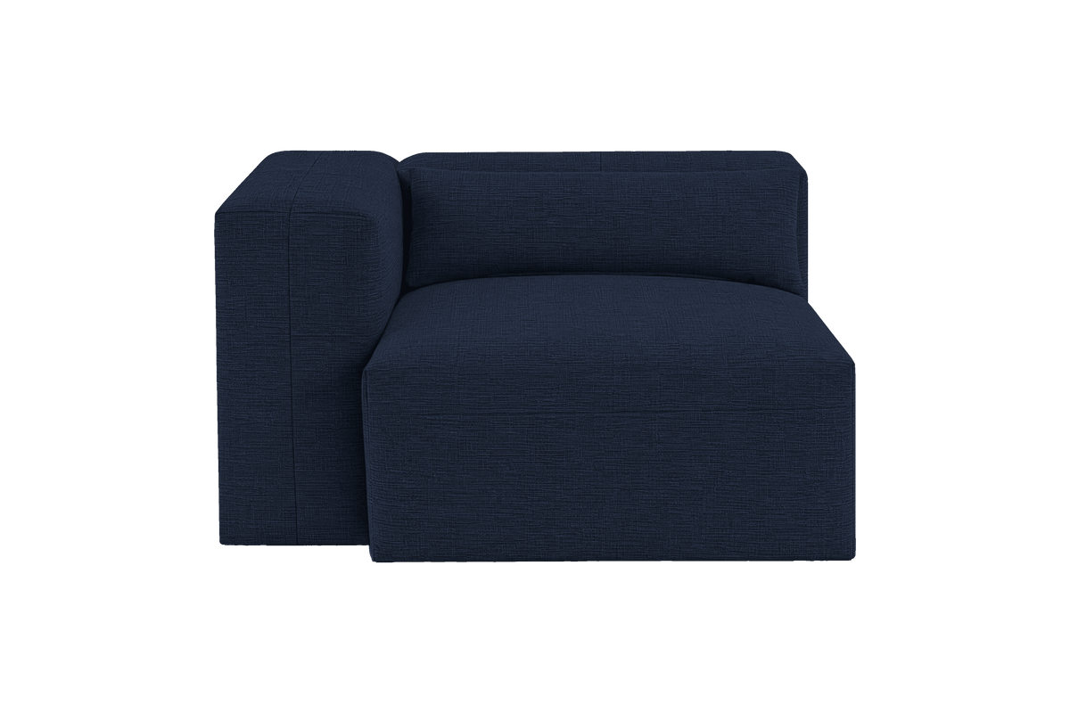 Jasmine Chair One Arm Left in Roni Ember Blue