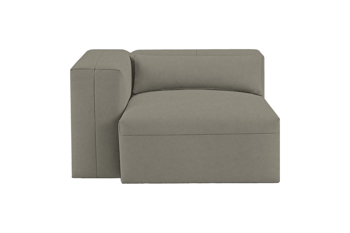 Jasmine Chair One Arm Left in Felix Glace