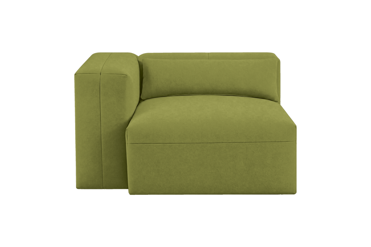 Jasmine Chair One Arm Left in Fresco Key Lime