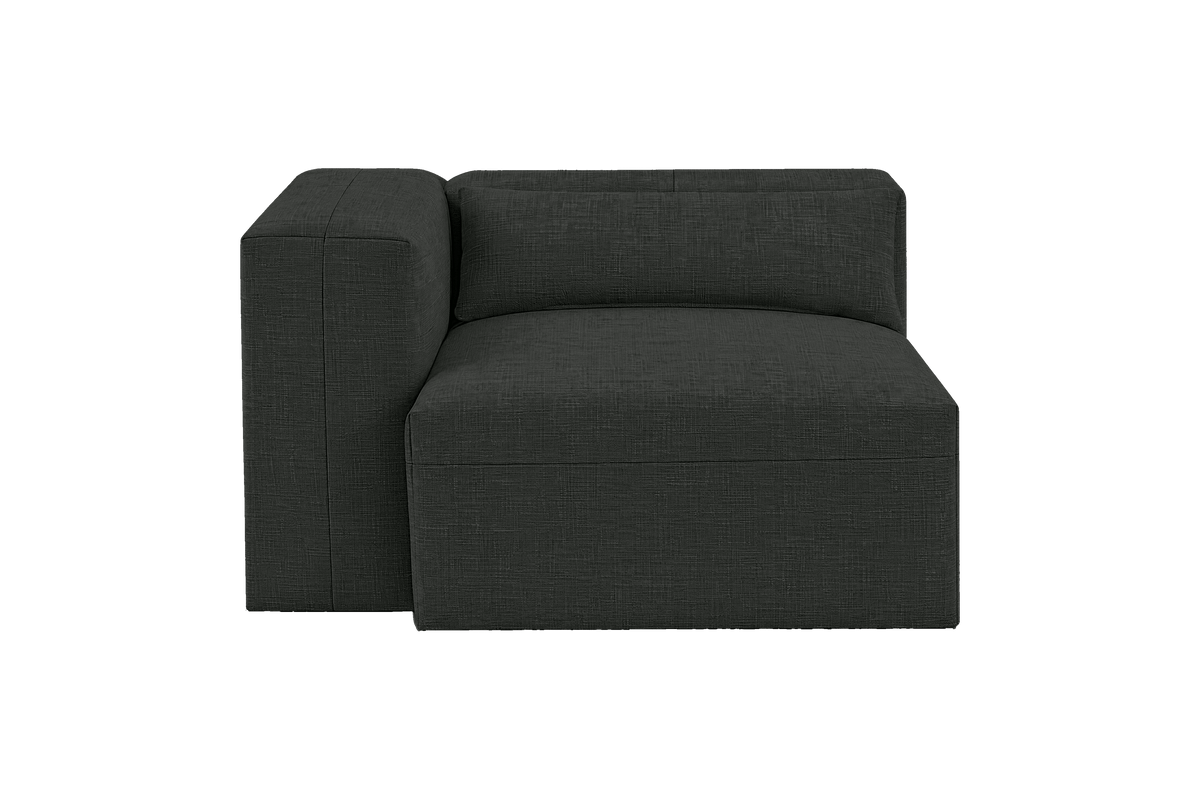Jasmine Chair One Arm Left in Mosquito Lola