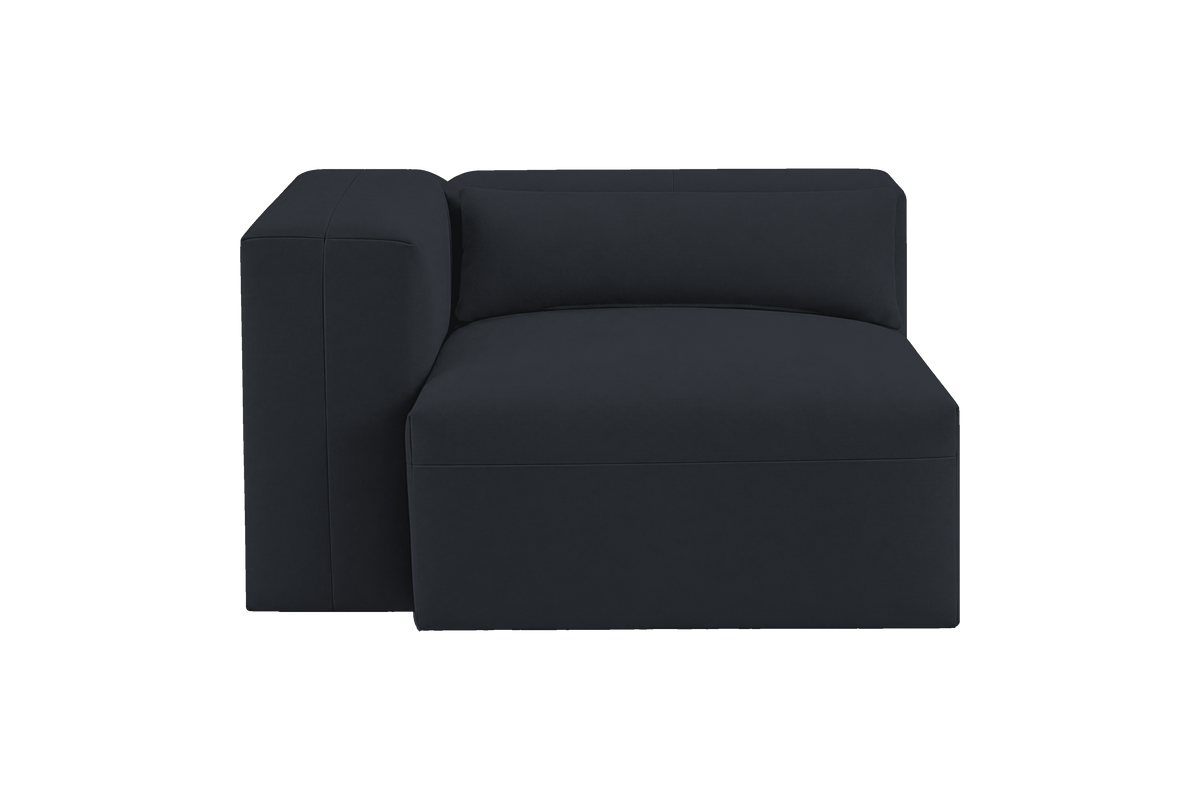 Jasmine Chair One Arm Left in Marfa Lola
