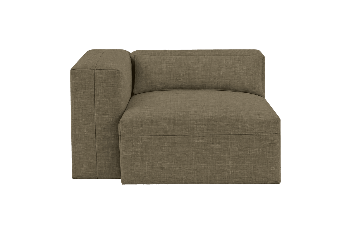 Jasmine Chair One Arm Left in Mosquito Malibu
