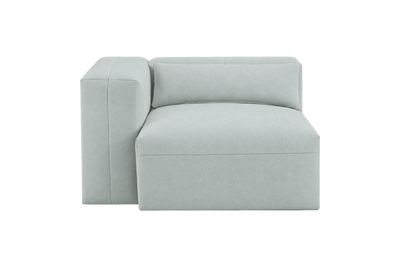 Jasmine Chair One Arm Left in Fresco Meteor